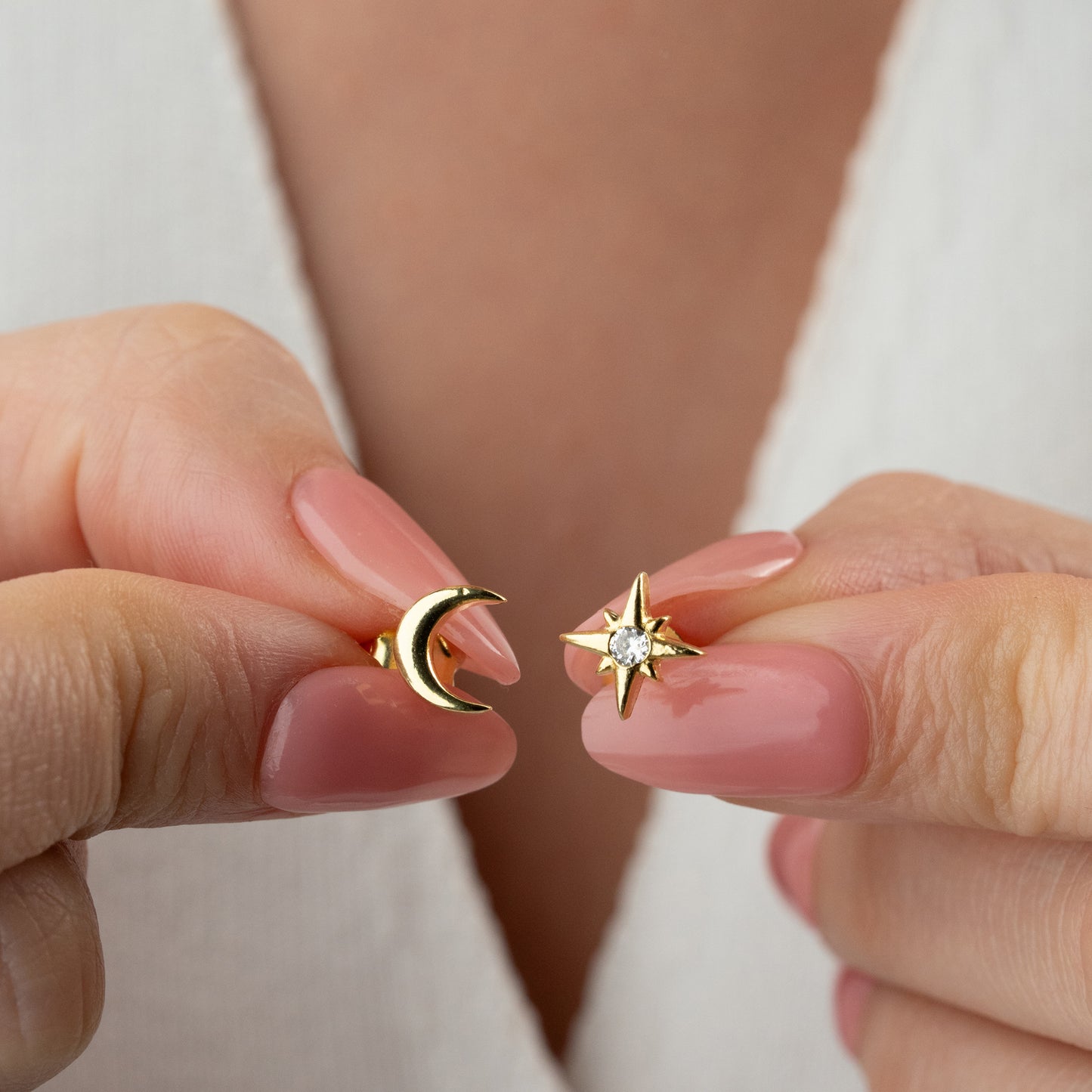 Ay ve Yıldız Küpe