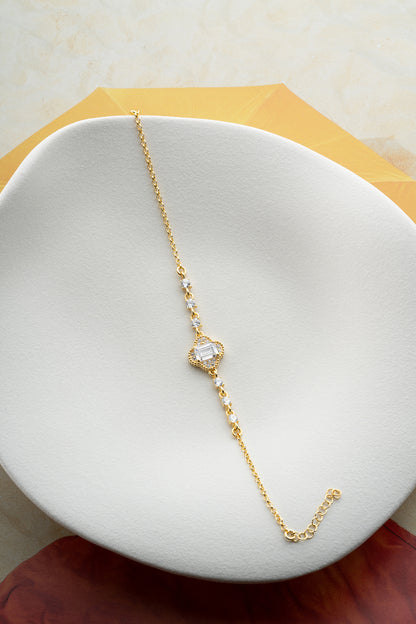 925er Silberarmband mit Zirkonsteinen