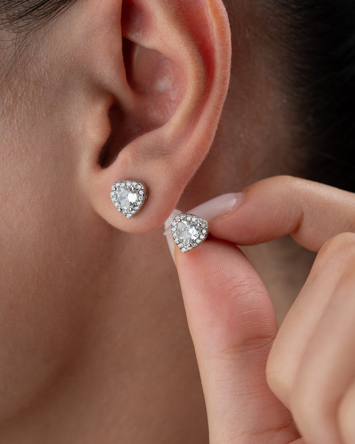 Heart Model Elegant Earrings