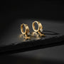 Deniz Yıldızı Figürlü Zarif Halka Küpe