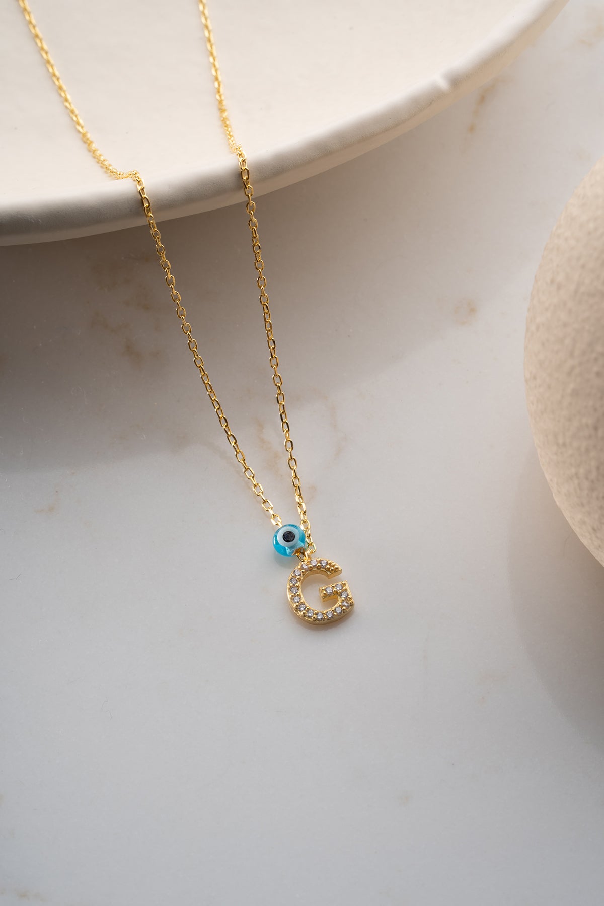 Collier de perle nazar de l'oeil maléfique