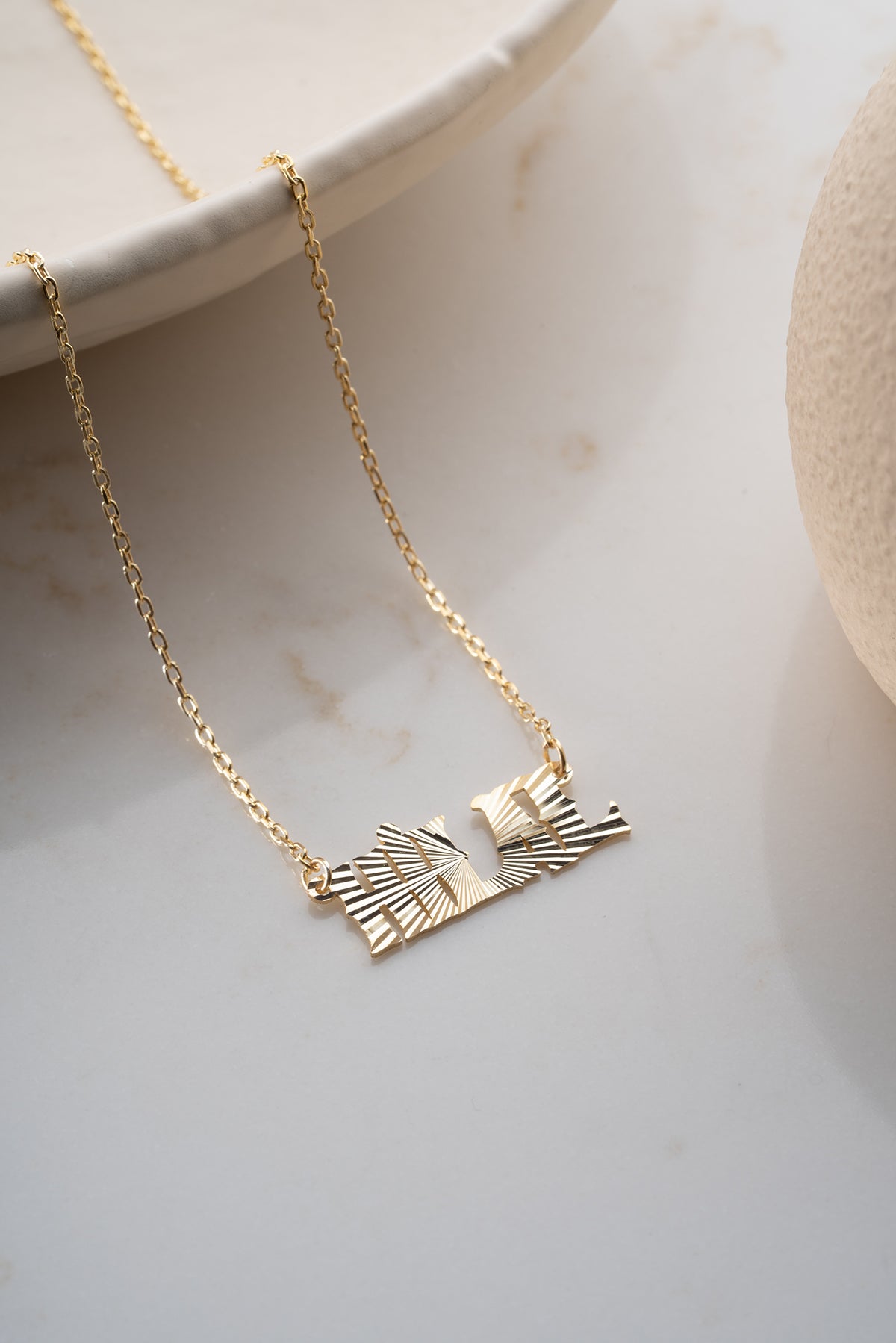 Sunray Name Personalisierte Namenskette