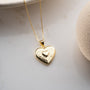 Golden Memory Kalpli Gümüş Locket Kolye