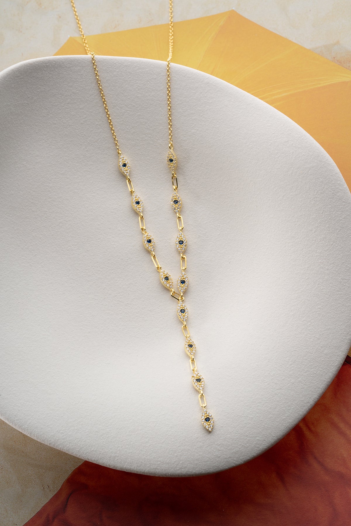 Nazar Y Halskette – 925er Silber