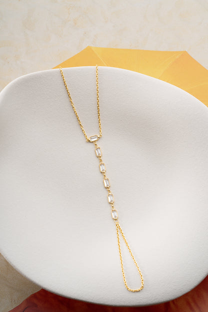 Handkette mit 925er Silber & Baget-Steinen – Şahmeran