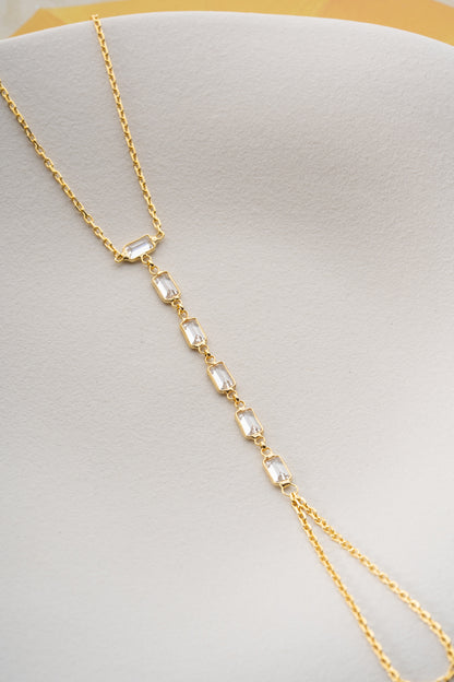 Handkette mit 925er Silber & Baget-Steinen – Şahmeran