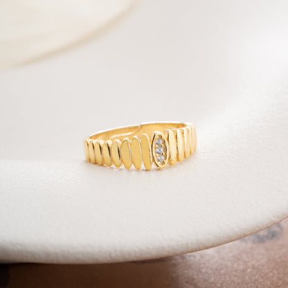 Bague de pierre élégante - 925 Silver Sterling