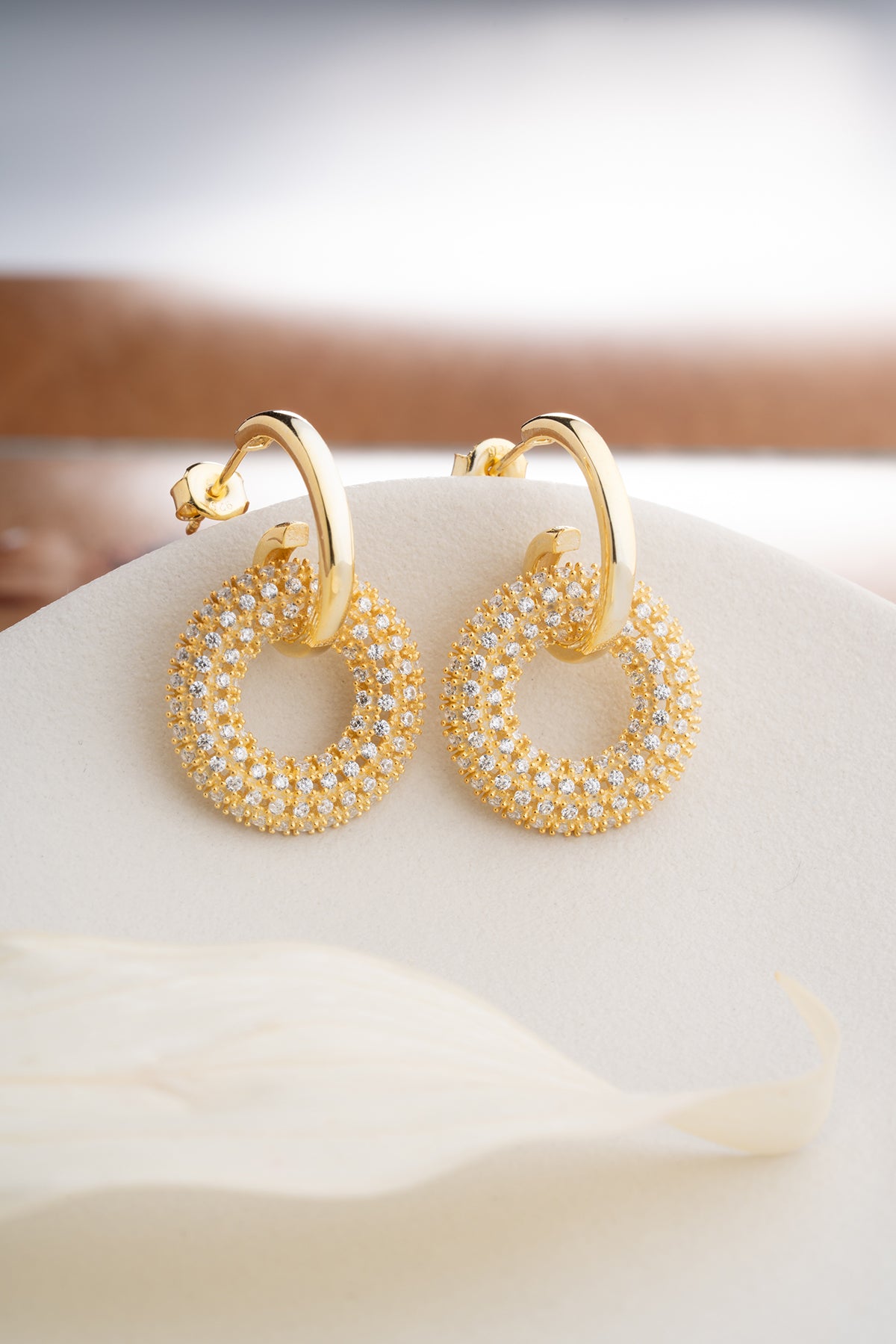 Boucles d'oreilles en Liva - 925 argent sterling