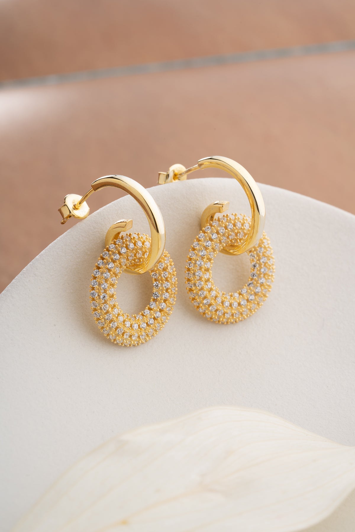 Boucles d'oreilles en Liva - 925 argent sterling