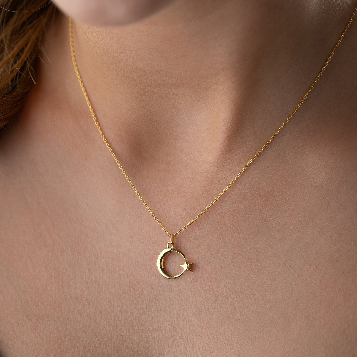 Ay Yildiz Silver Necklace
