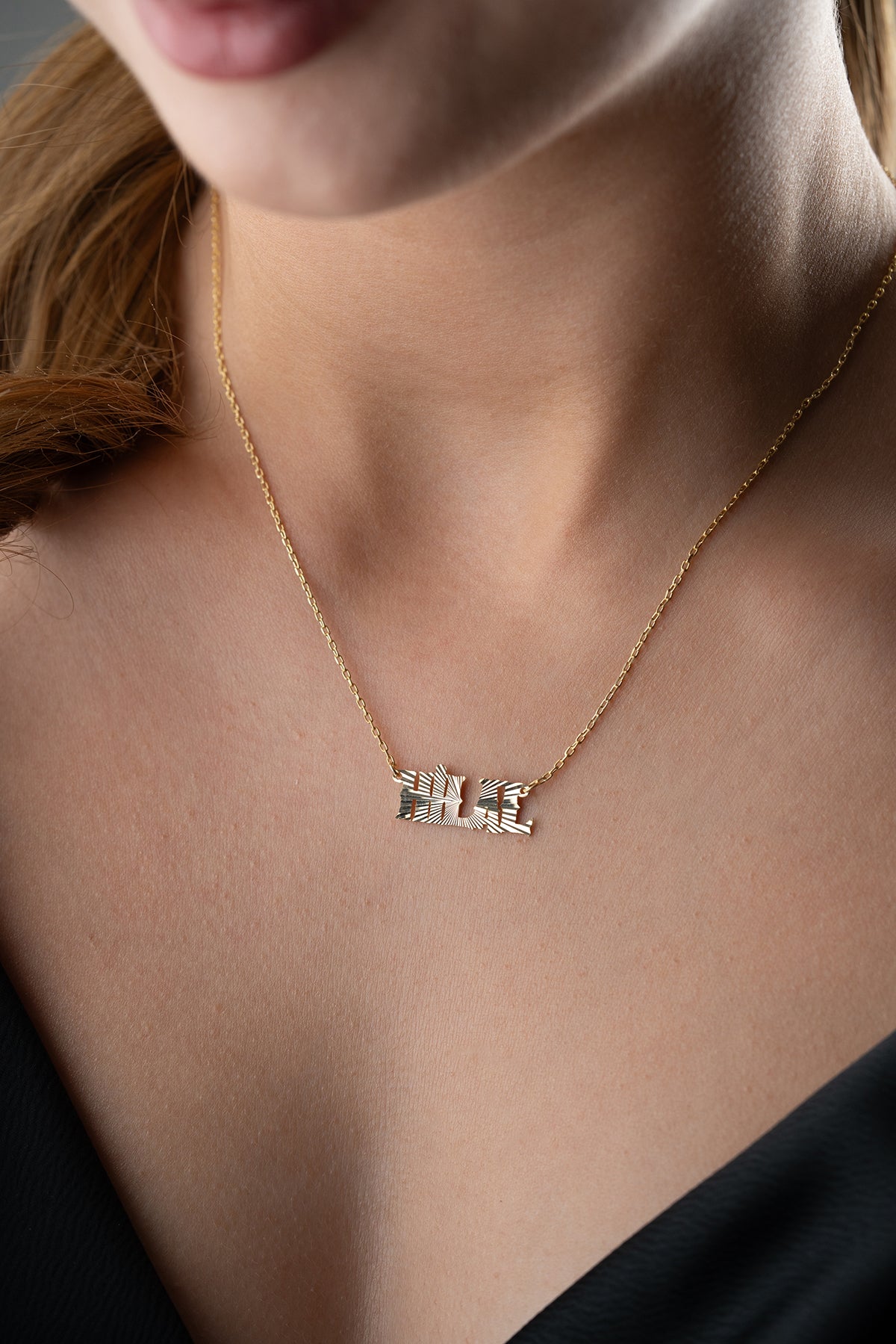 Sunray Name Personalisierte Namenskette