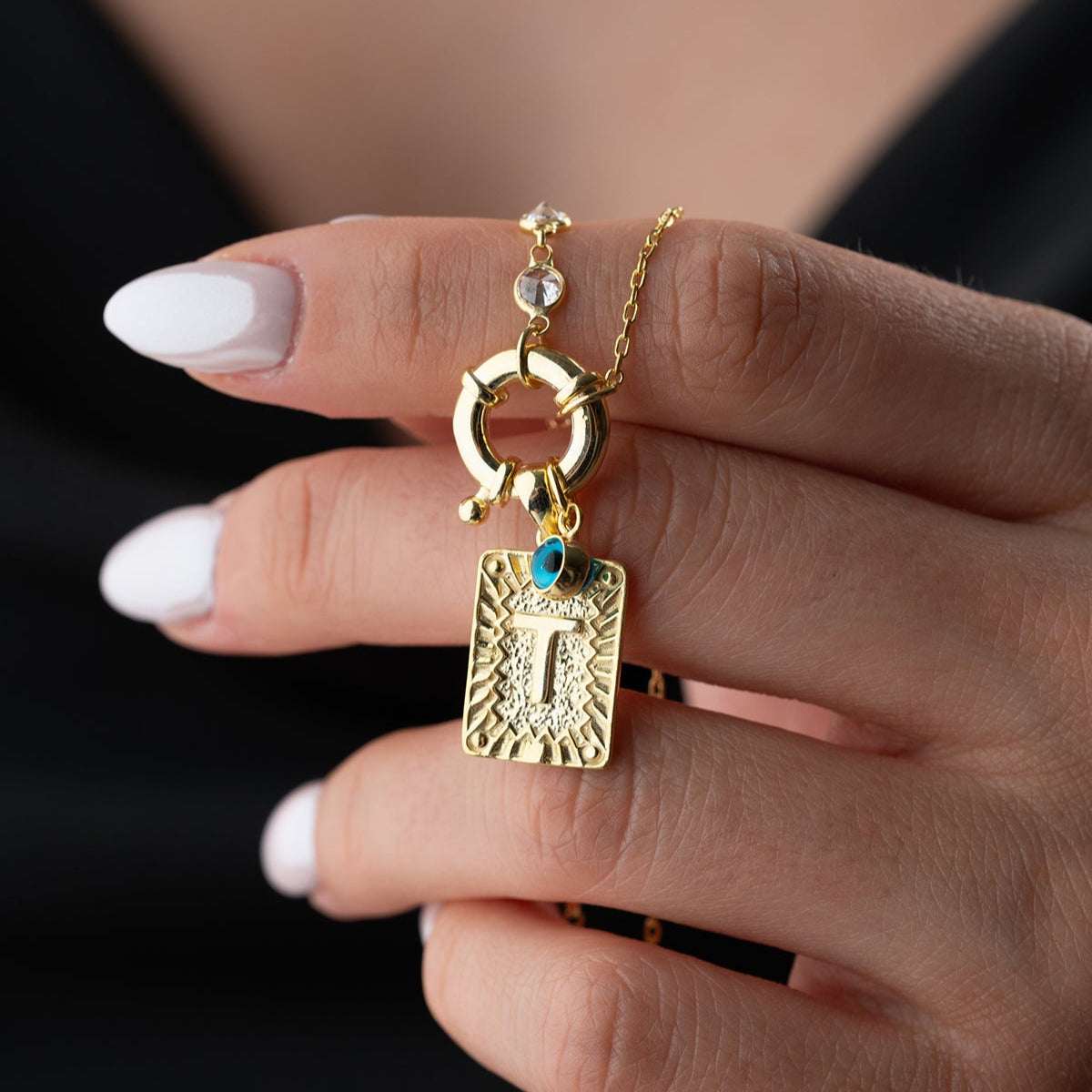 Shine Letter  Kişiye Özel Gümüş Harf Kolye