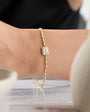 925 Sterling Silver Bagon Stone Bracelet