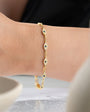 Blue Aura Nazar Bracelet - 925 Silver