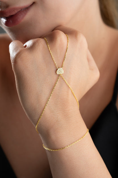 Alya Handkette – 925er Silber – Şahmeran Kollektion