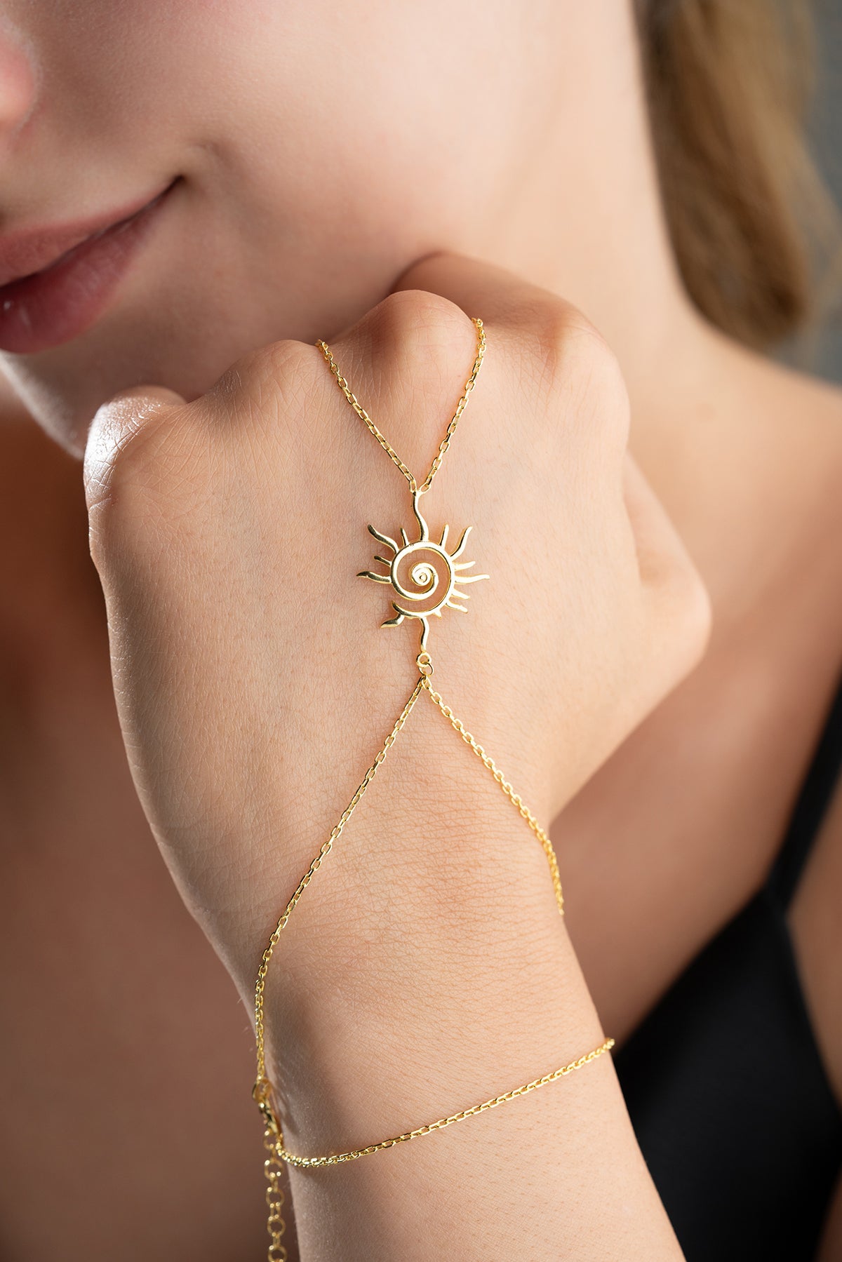 Elia Handkette – 925er Silber – Şahmeran Kollektion