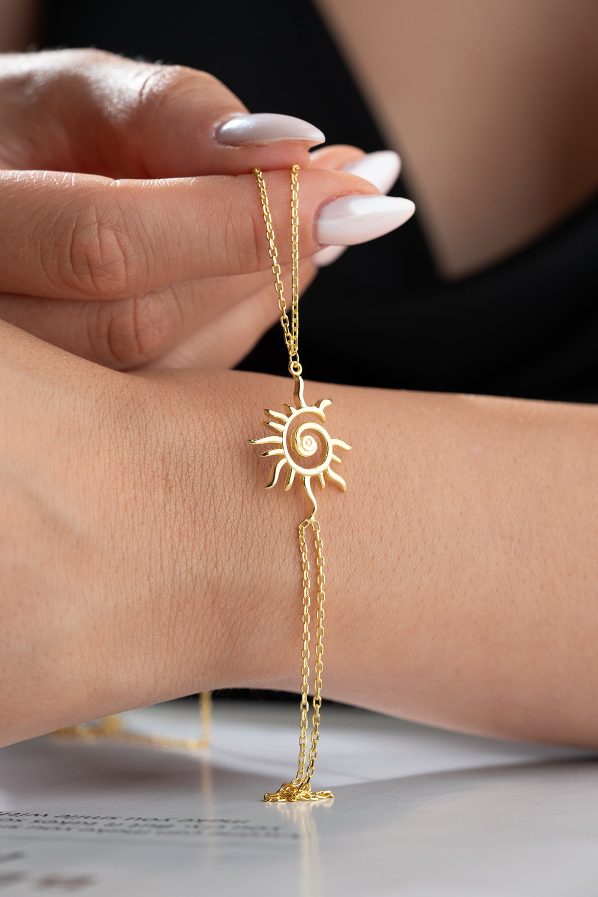 Elia Handkette – 925er Silber – Şahmeran Kollektion