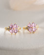 Pink Clover Earrings