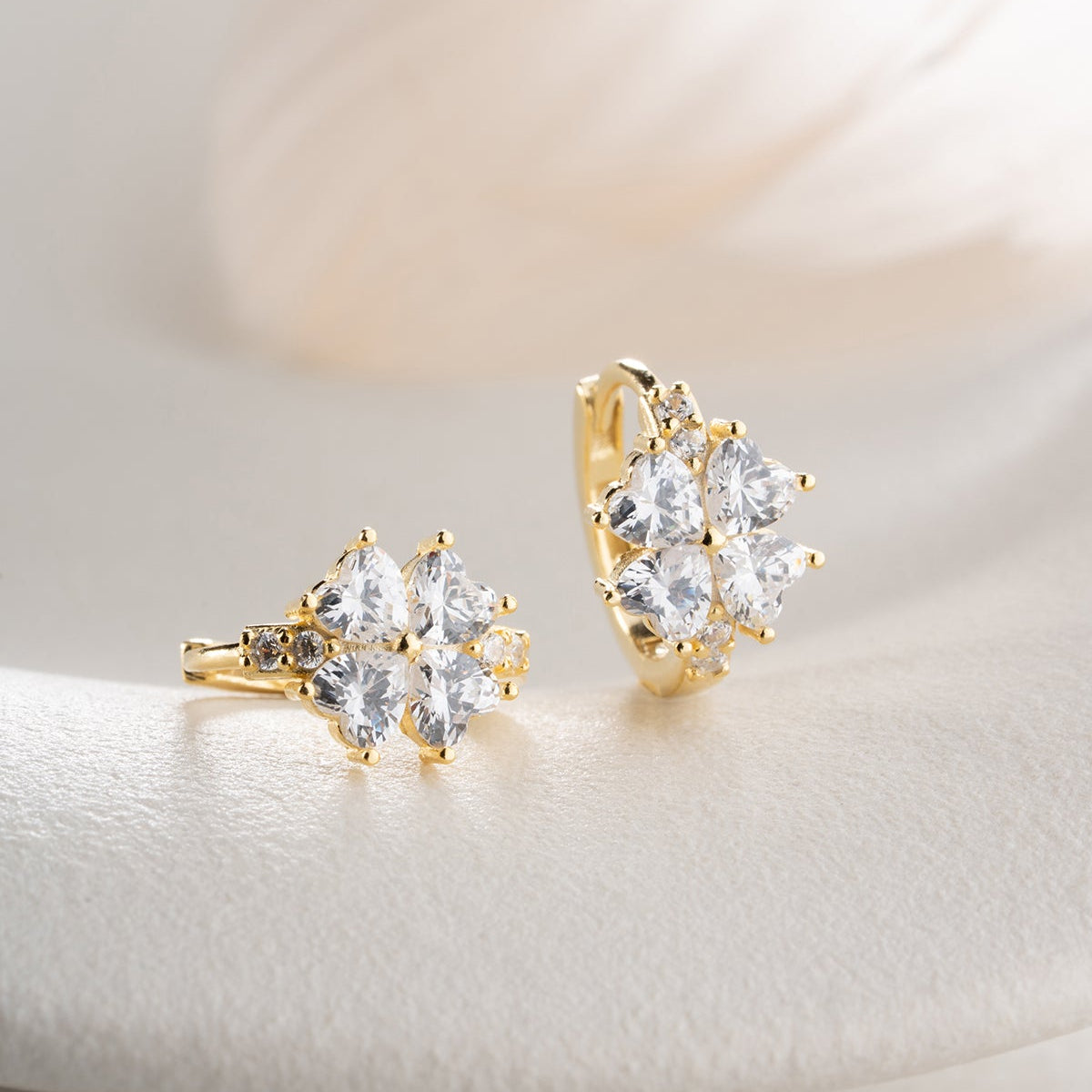 Clover Stone Earrings