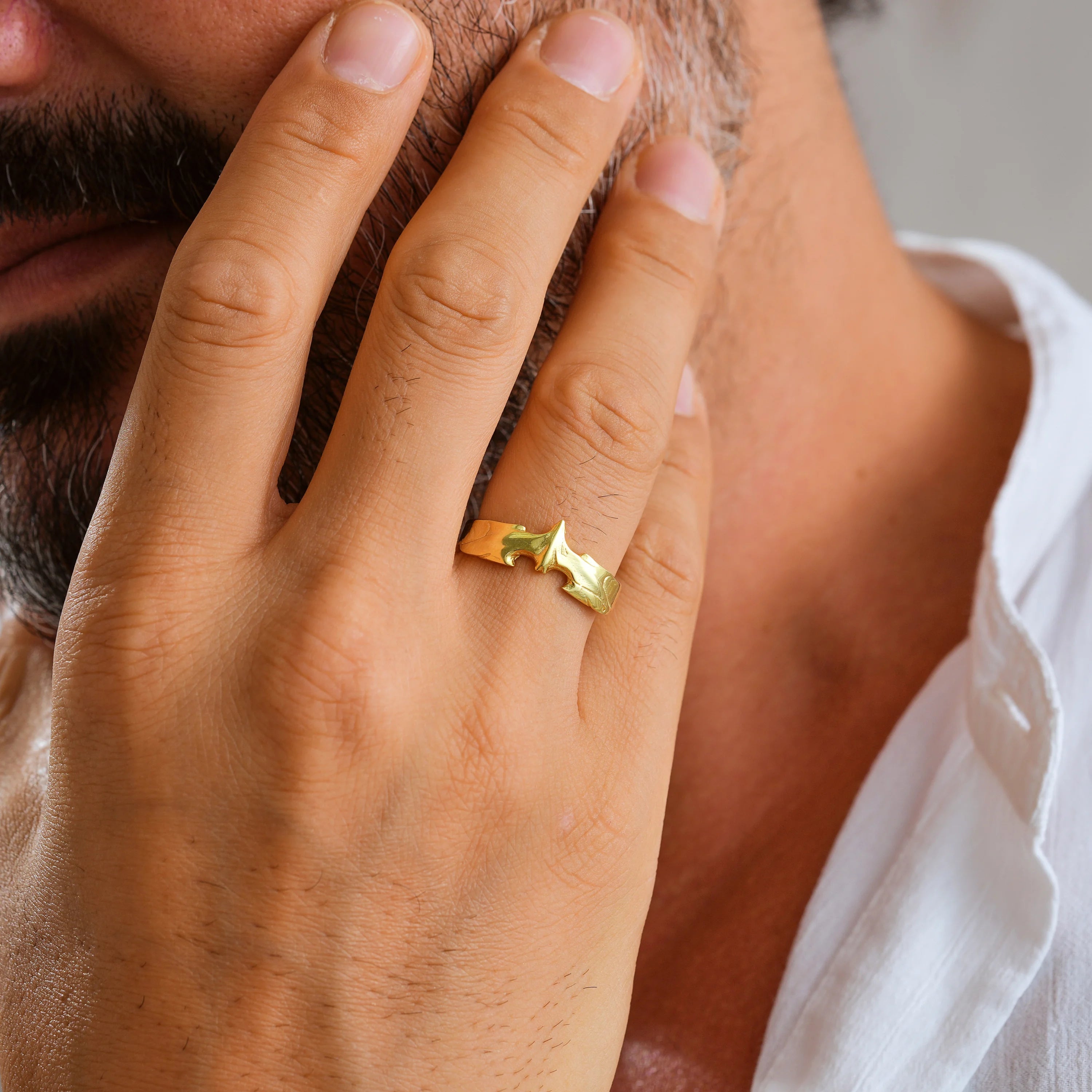 Draco Gold Plated Ring