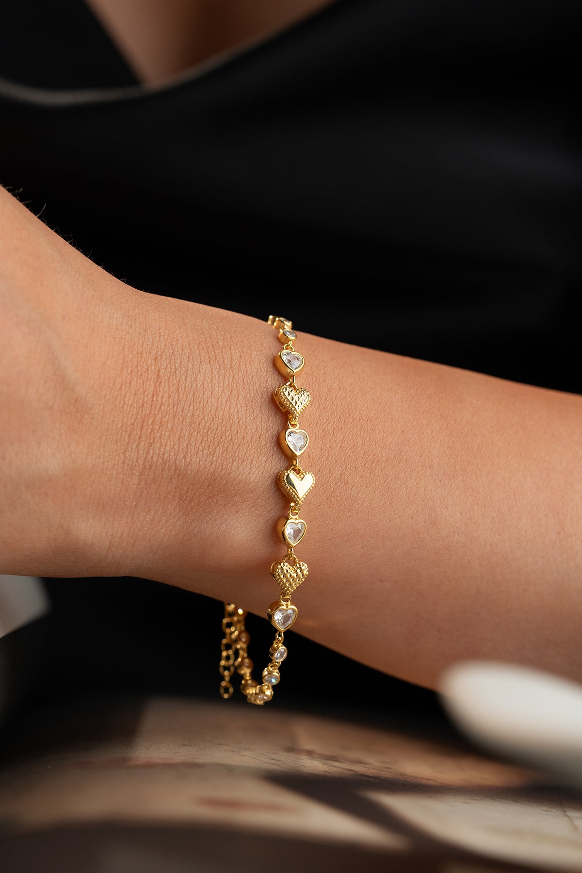 Love Armband mit Herzen