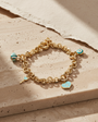 Heart Lock and Nazar Charm Bracelet | 925 Sterling Silver