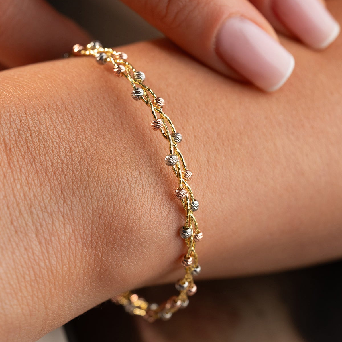 Dorika Armband Tricolor | 925 Silber