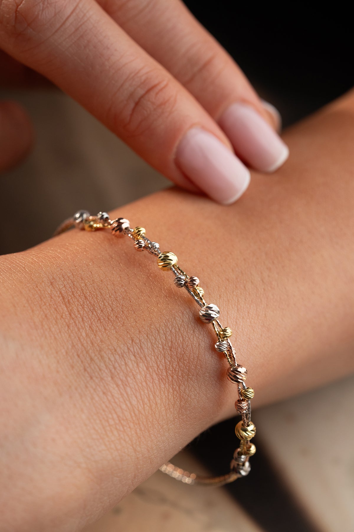 Dorika Bracelet Tricolor | 925 Sterling Silver