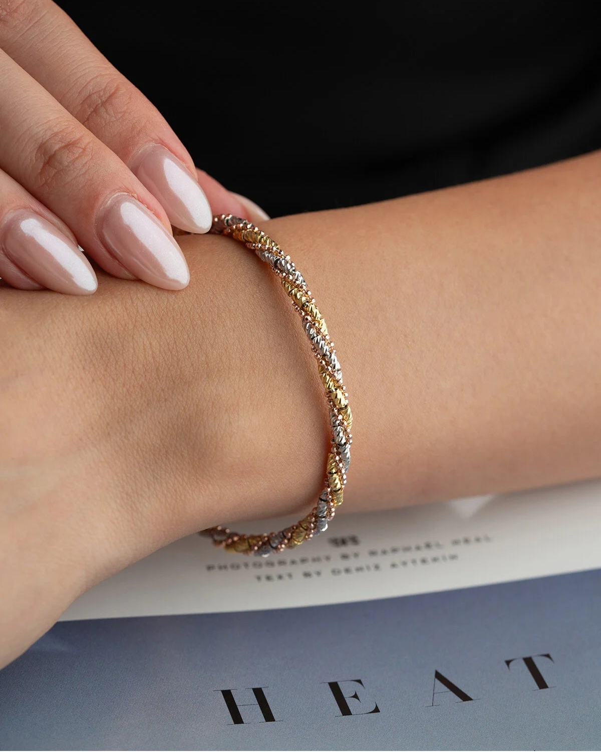 Dorika Armband | 925 Silber Dreifarbig