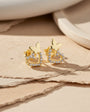 Heart & Butterfly Stud Earrings | 925 Sterling Silver