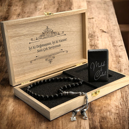 Lettre avec un briquet nommé Tesbih et note