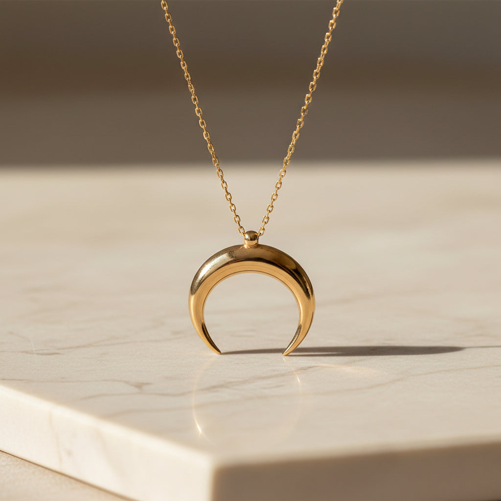 Mondsichel Halskette