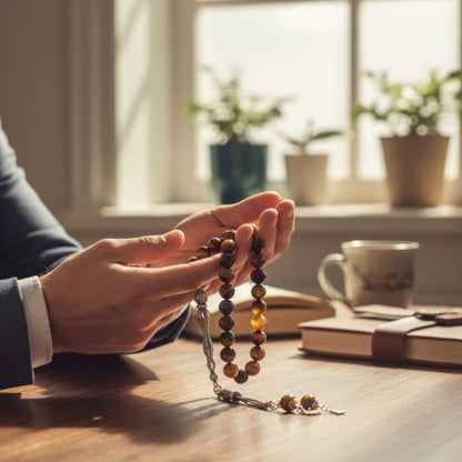 Kaplangözü Harfli Gümüş Tesbih