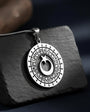 Flags of Turkish tribes Moon Star 925 Sterling Silver Necklace