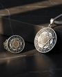 Seal Speyman 925 combinaison de cycles et de collier en argent sterling