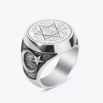 Mührü Süleyman 925 Ayar Gümüş Yüzük