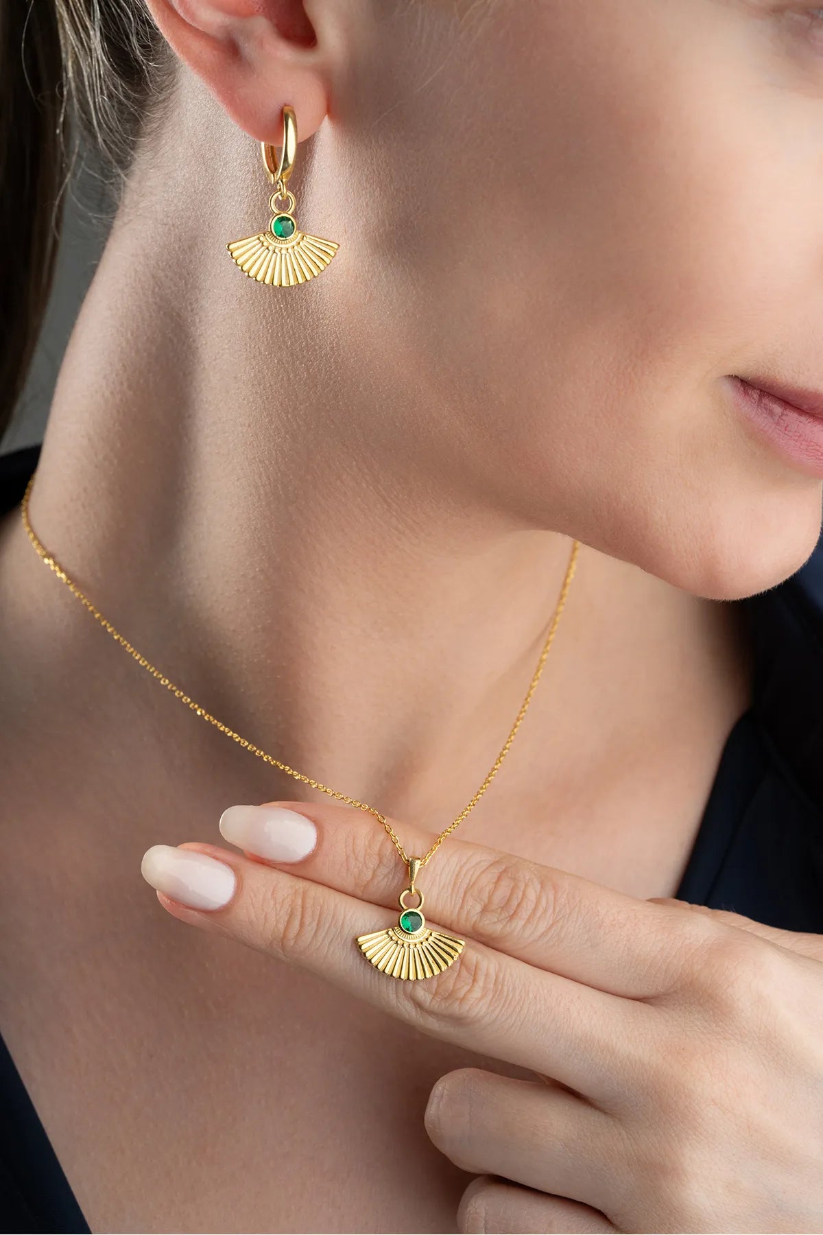 Helia 925 Sterling Silber Set