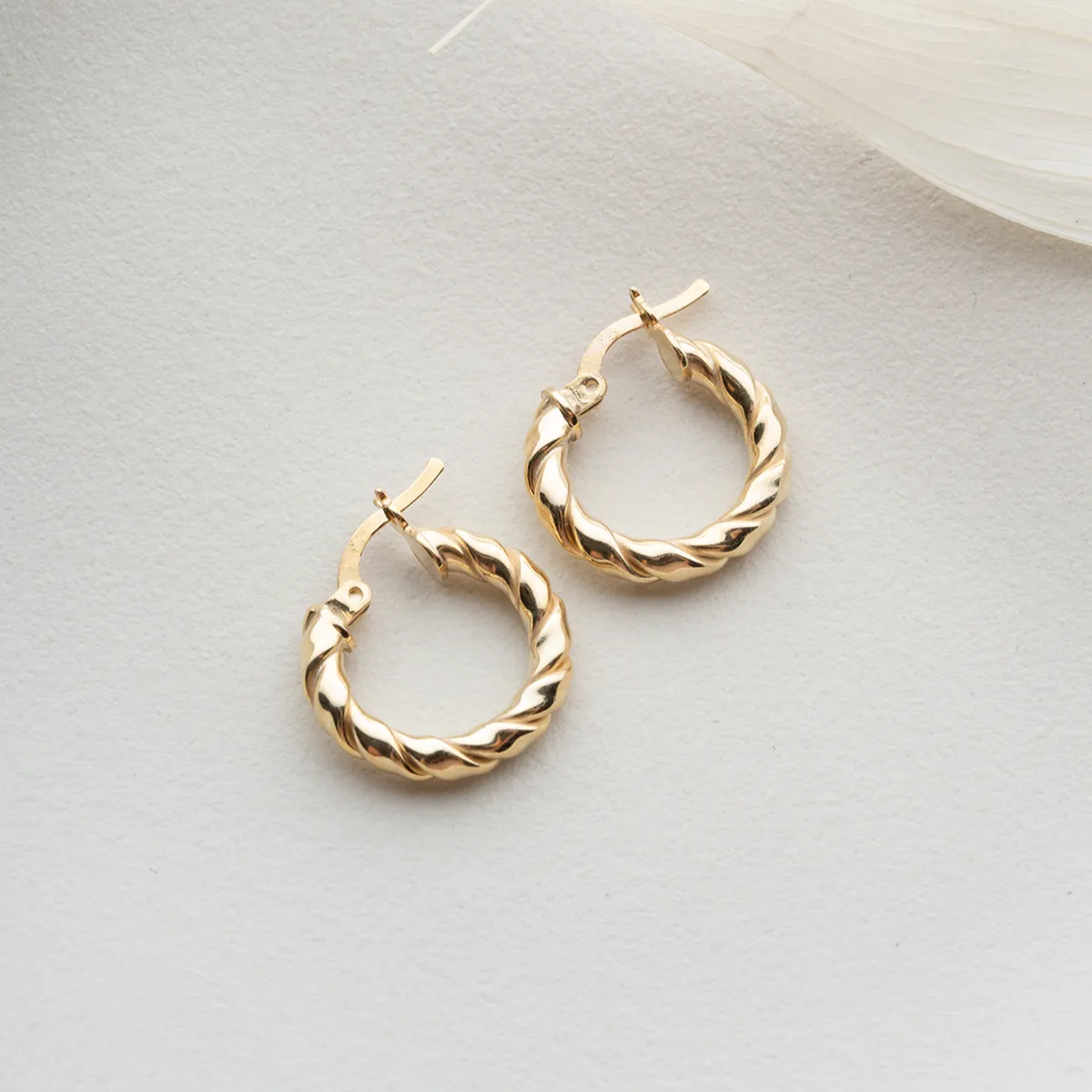 Burgu model ring earrings