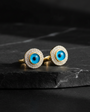 Nazar Beaded Stone Earrings