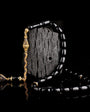 Fire Amber Tesbih- Gold plaqué 925 Gumus Zircon Stone