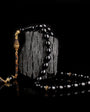 Fire Amber Tesbih- Gold Plated 925 Gumus Zircon Stone