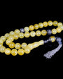 Tesbih Ambre Véritable Grosses Perles 15 mm | Argent 925