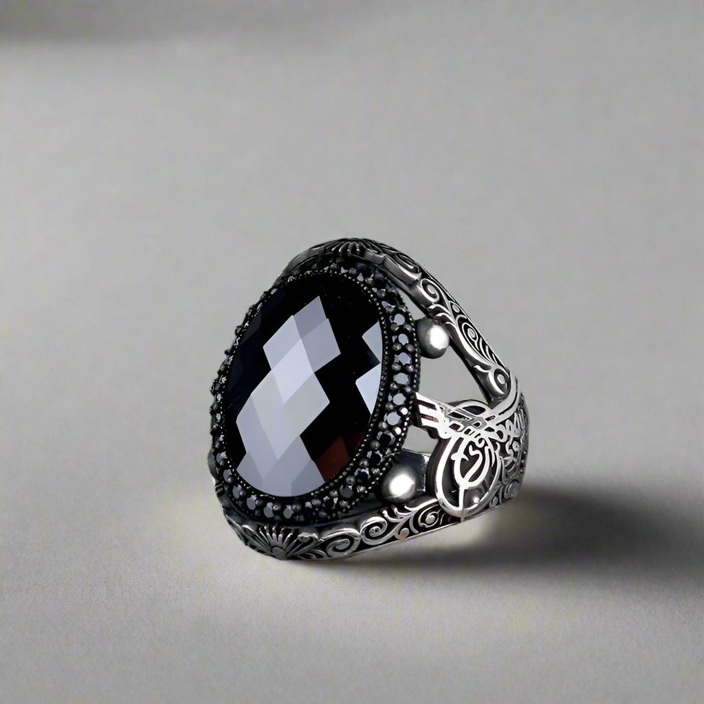 Ottoman Tugra 925s Silver Ring