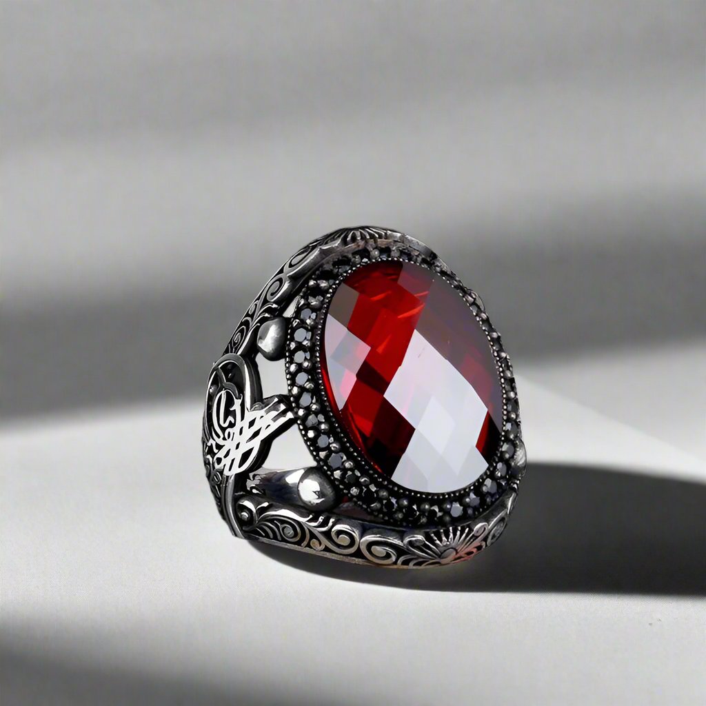 Ottoman Tugra 925s Silver Ring