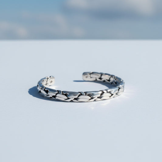 Kral Zincir 925 Ayar Gümüş Erkek Bileklik