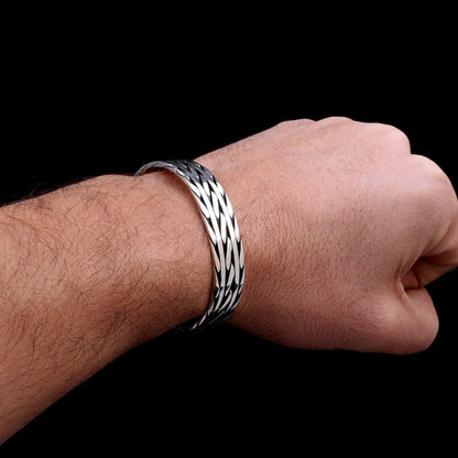 925 Sterling Silver Clamp Bracelet