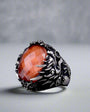 Dracofire Zultanit Stone Dragon Dragon Silver Men's Ring