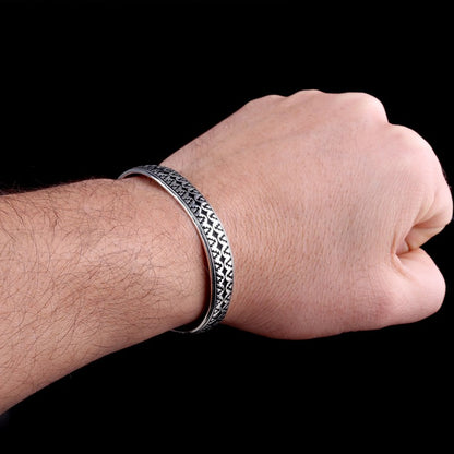 925 Bracelet de serrage en argent sterling (10 mm)