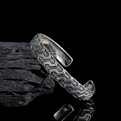 925 Sterling Silver Cuff Bracelet (10mm)