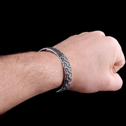 925 Sterling Silver Cuff Bracelet (10mm)